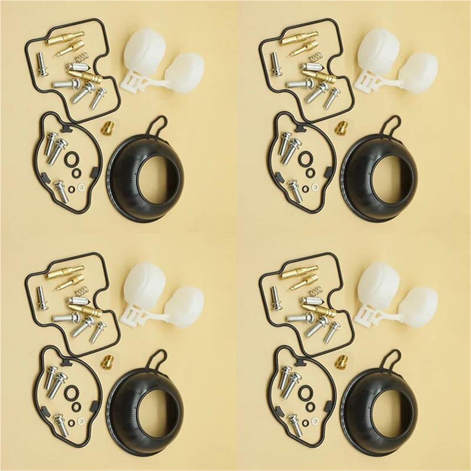 Kit De Reparación Carburador Motocicleta, Membrana Diafragma Flotante Para CBR600F CBR600F2 CBR 600F 600 F2 1991-1994(Style 1)