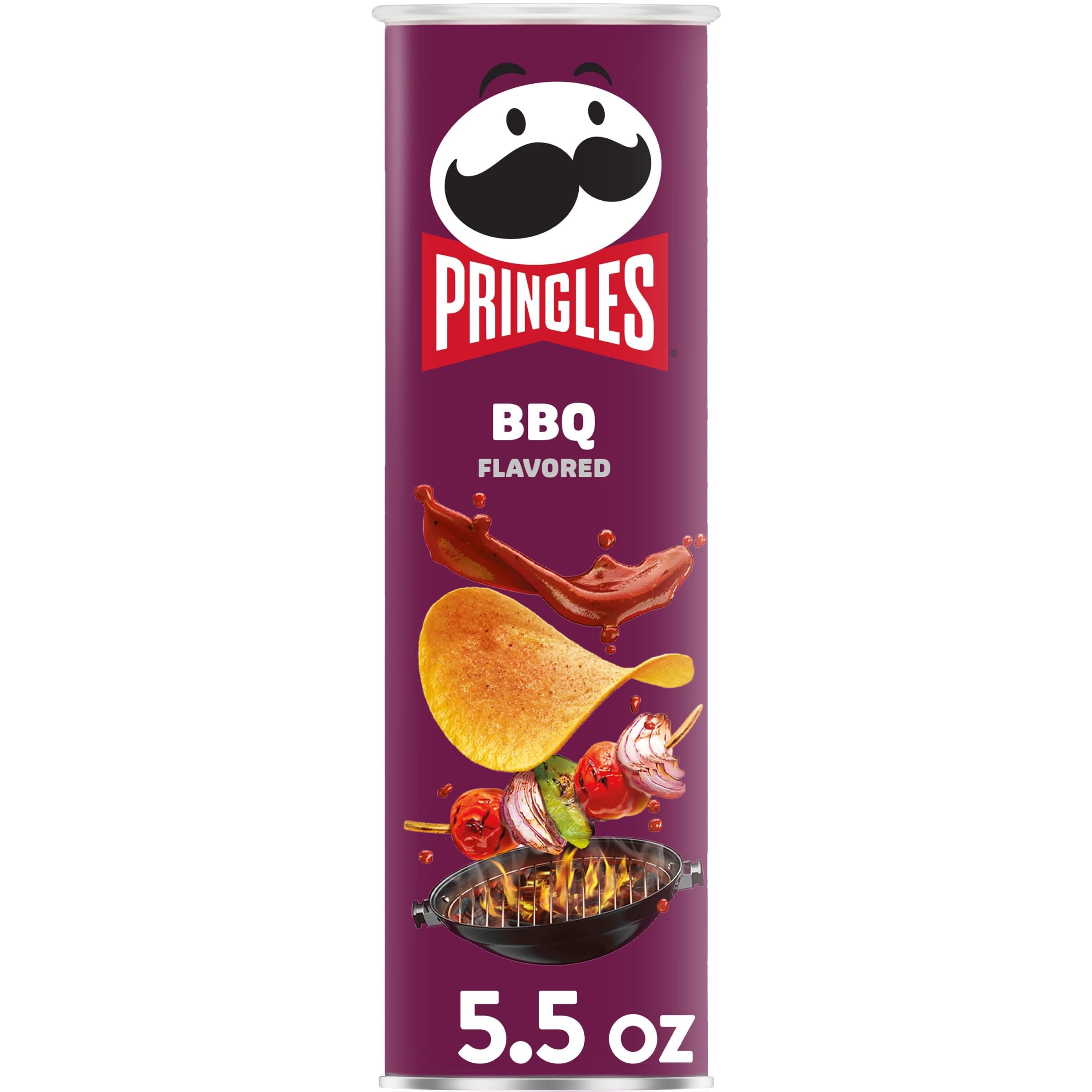 Pringles Bbq Potato Crisps, 158 Gram, Purple