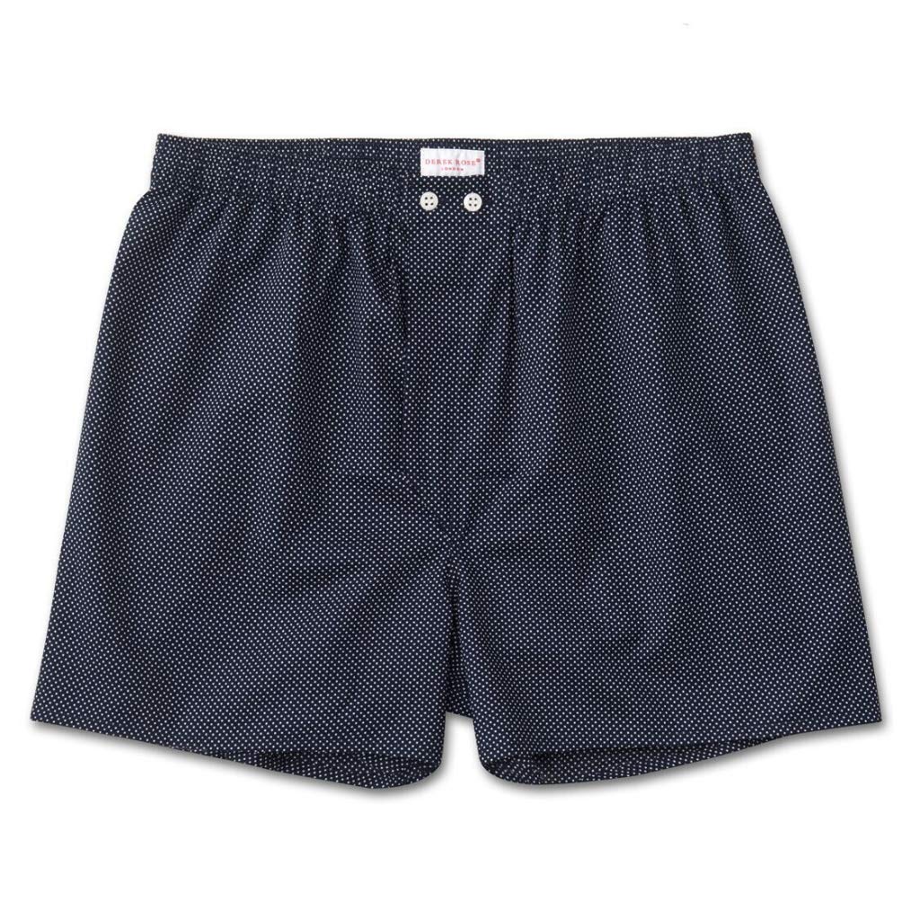 Derek Rose Mens Classic Fit Cotton Boxer Shorts Underwear