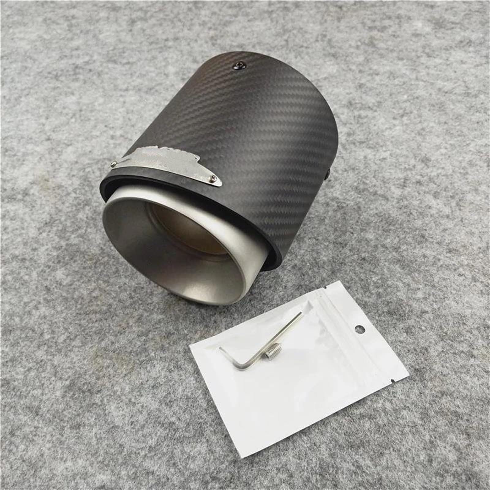Embout d'échappement une pièce en carbone mat pour Mini JCW