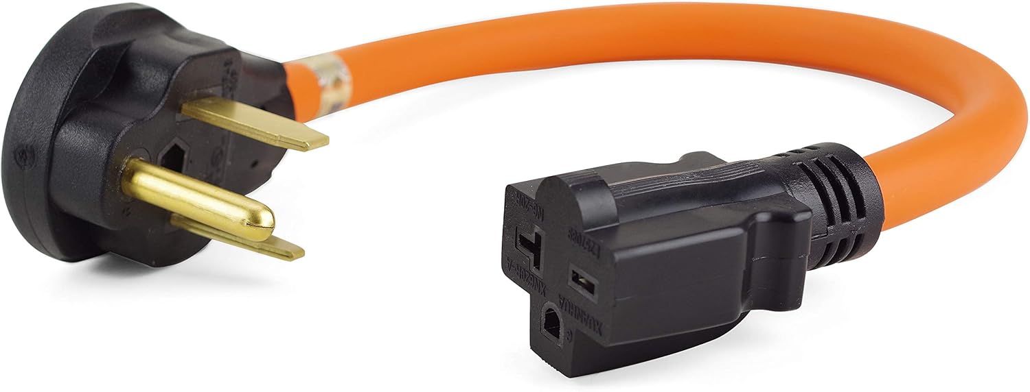 1.5 FT NEMA 650P to 620R Welder Adapter Cord,Electric