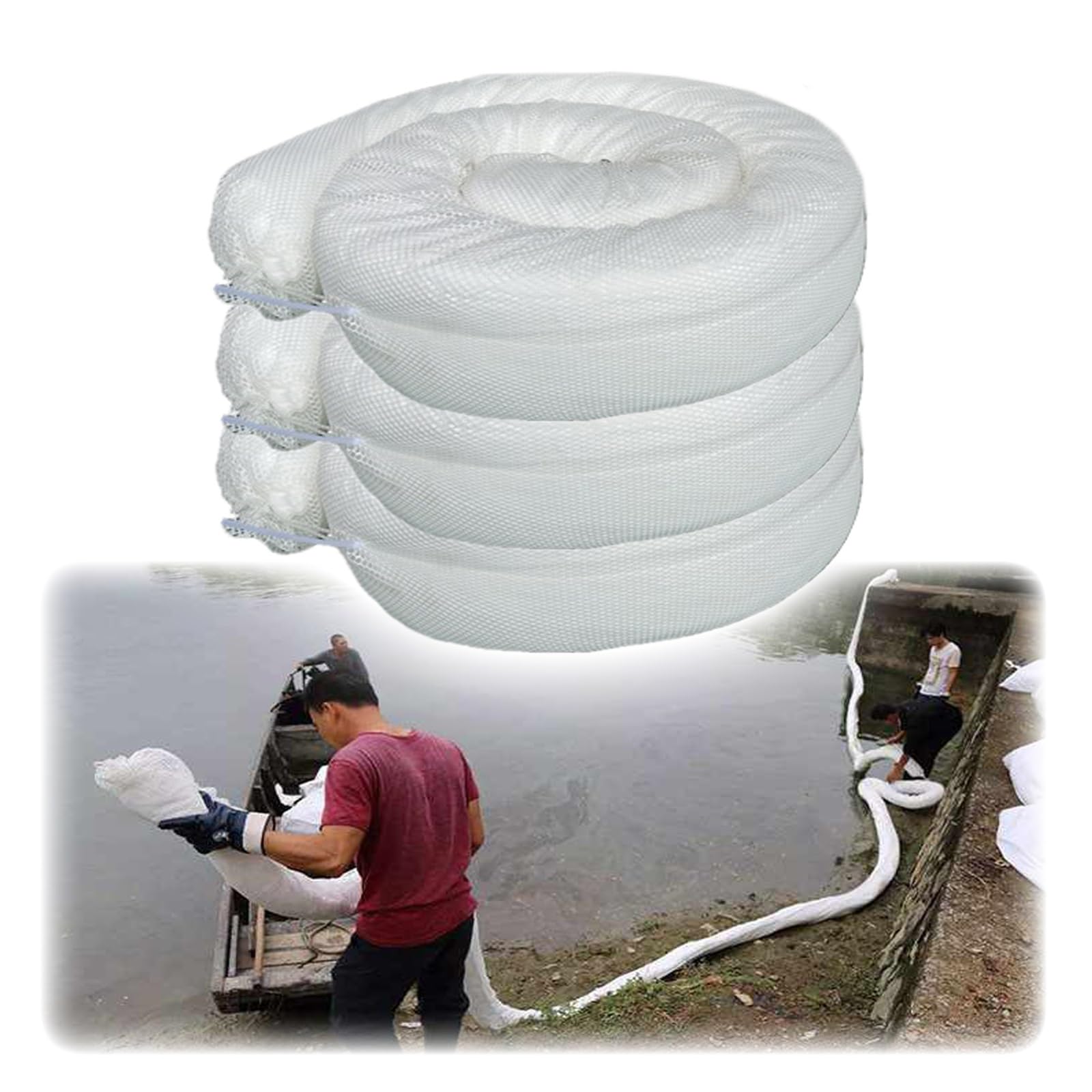 ERRULAN Oil Spill Containment Booms Extra Large -5