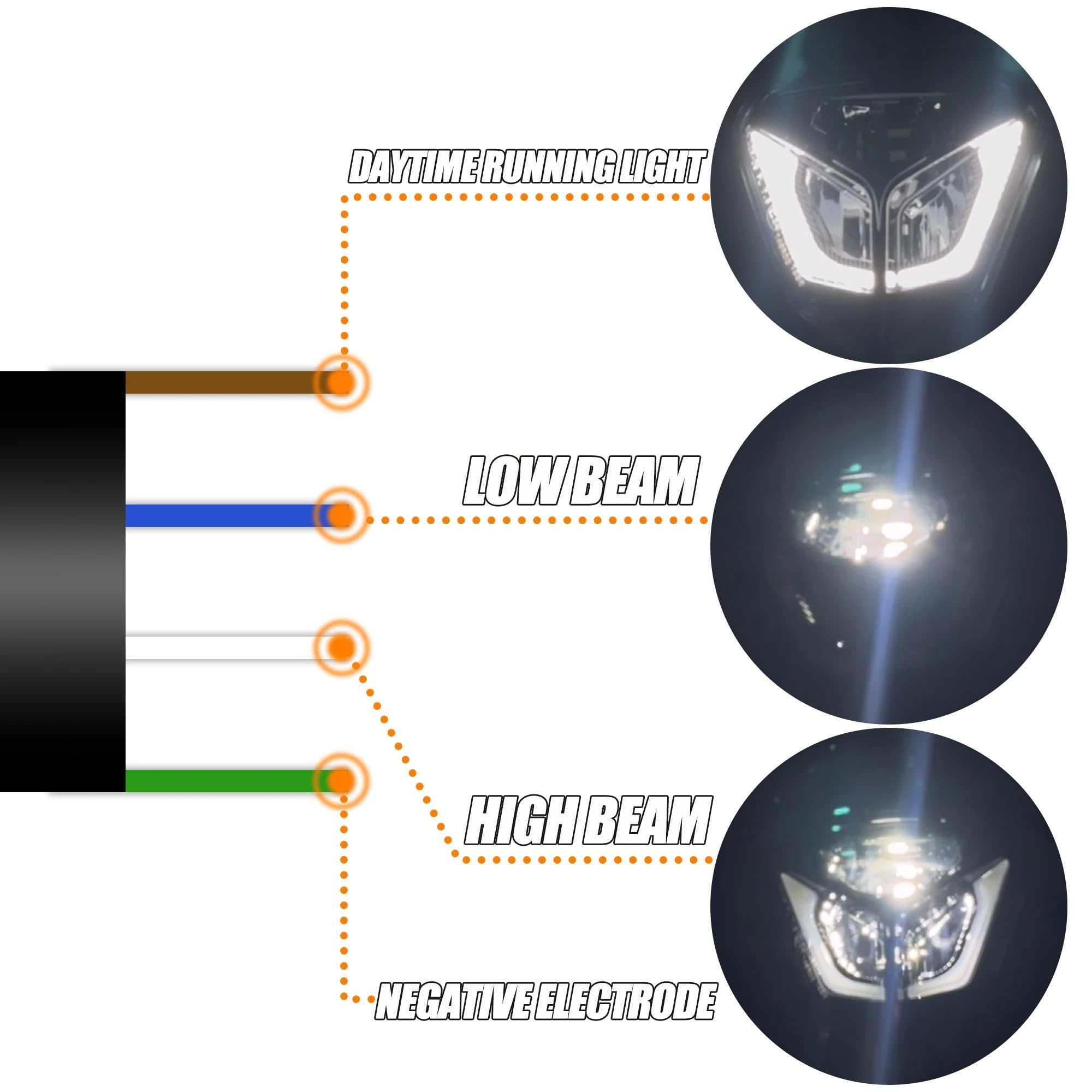 Dirt Bike Reflektor Do Bety 125 250 300 350 2020-2024