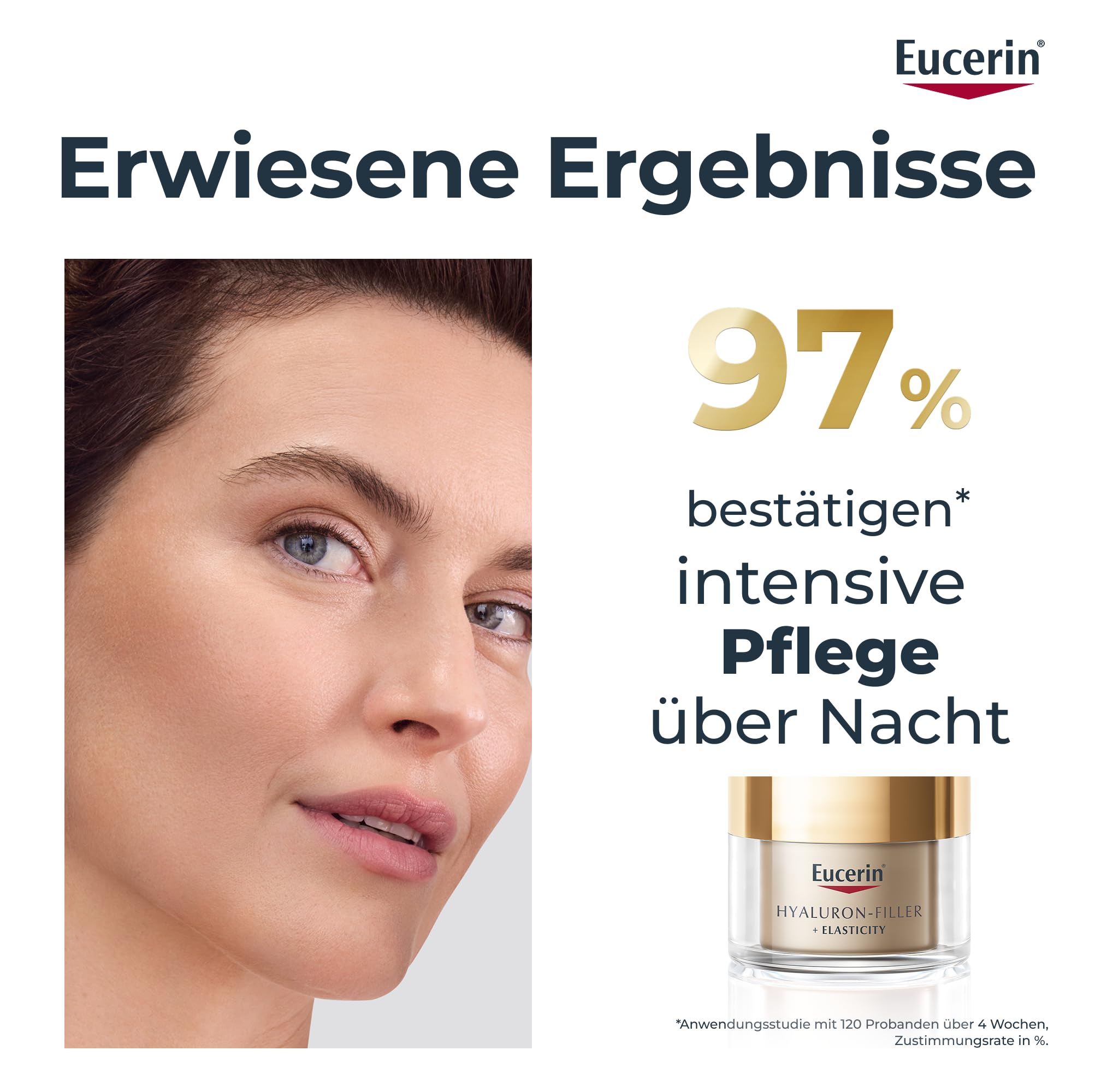 Eucerin Hyaluron-Filler + Elasticity Gesichtspflege-Set | Tagespflege fördert die Hautelastizität, reduziert Falten und Flecken, Anti-Aging Nachtpflege mit Hyaluronsäure und Thiamidol
