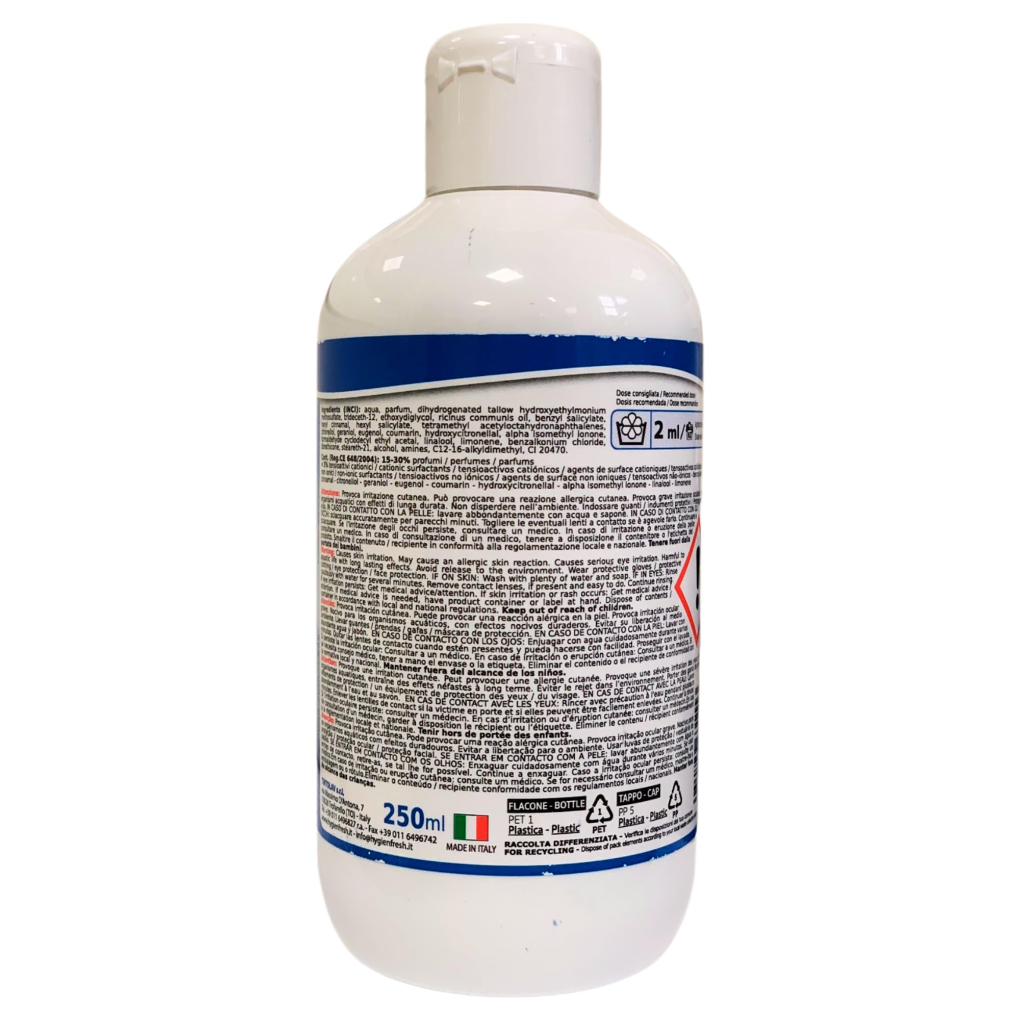 Profuma Bucato NOTE DI PULITO 250ml (4 Flaconi)