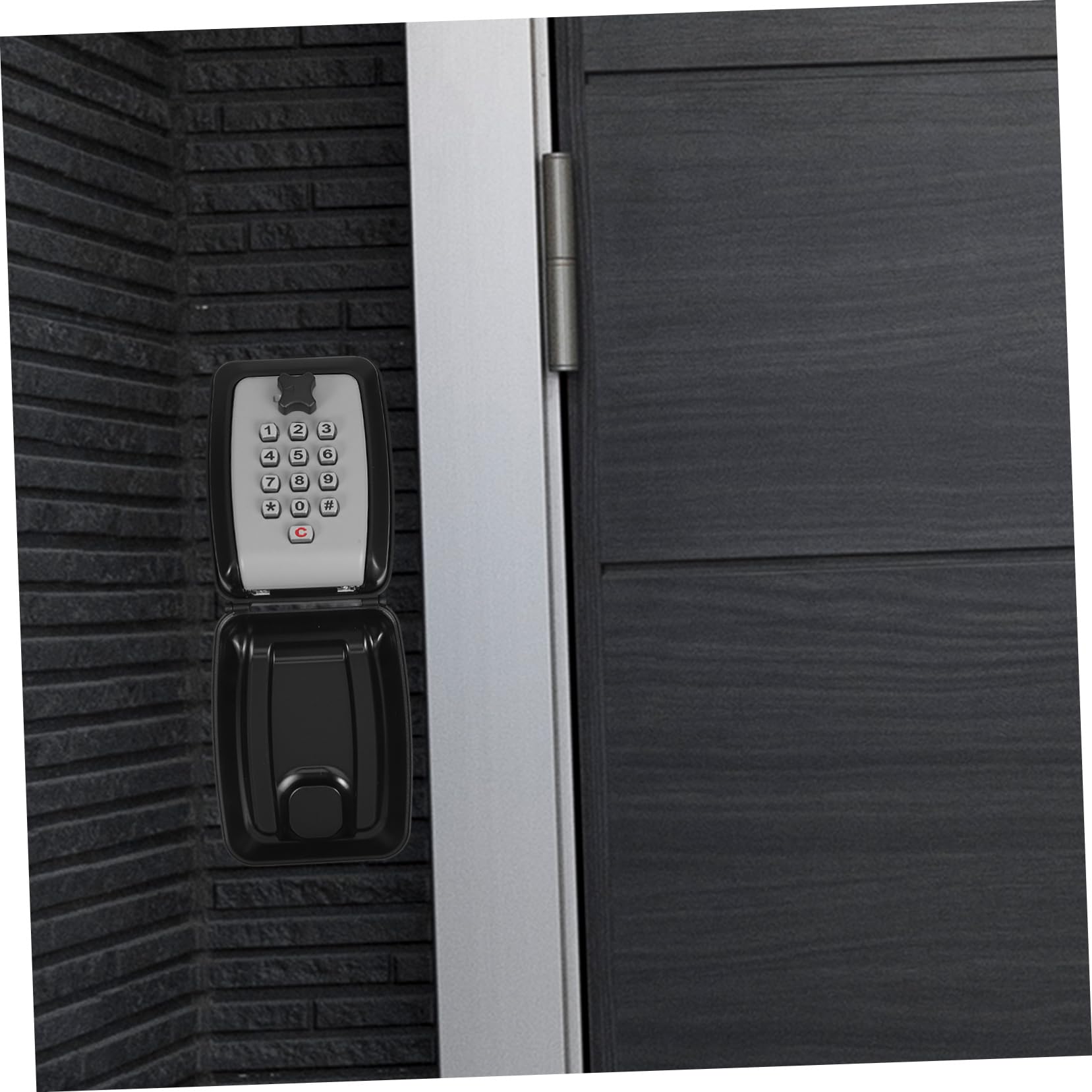 EXCEART Cassetta Portachiavi con Combinazione da Parete in Lega di Zinco | Plastico, Design Elegante e Profilo Sottile, Uso in Appartamenti e Garage, Resistente alle Intemperie