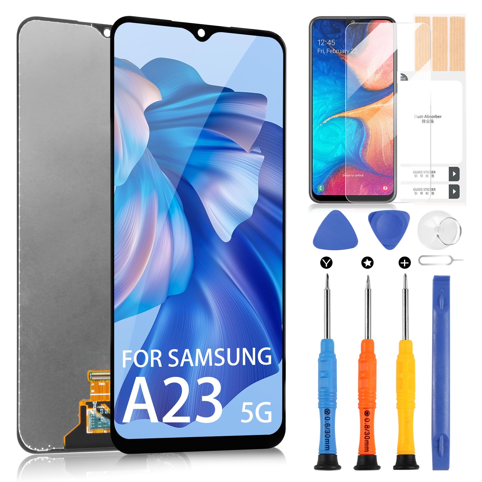 Amazon.com: Pantalla LCD para Samsung Galaxy A23 5G, reemplazo de
