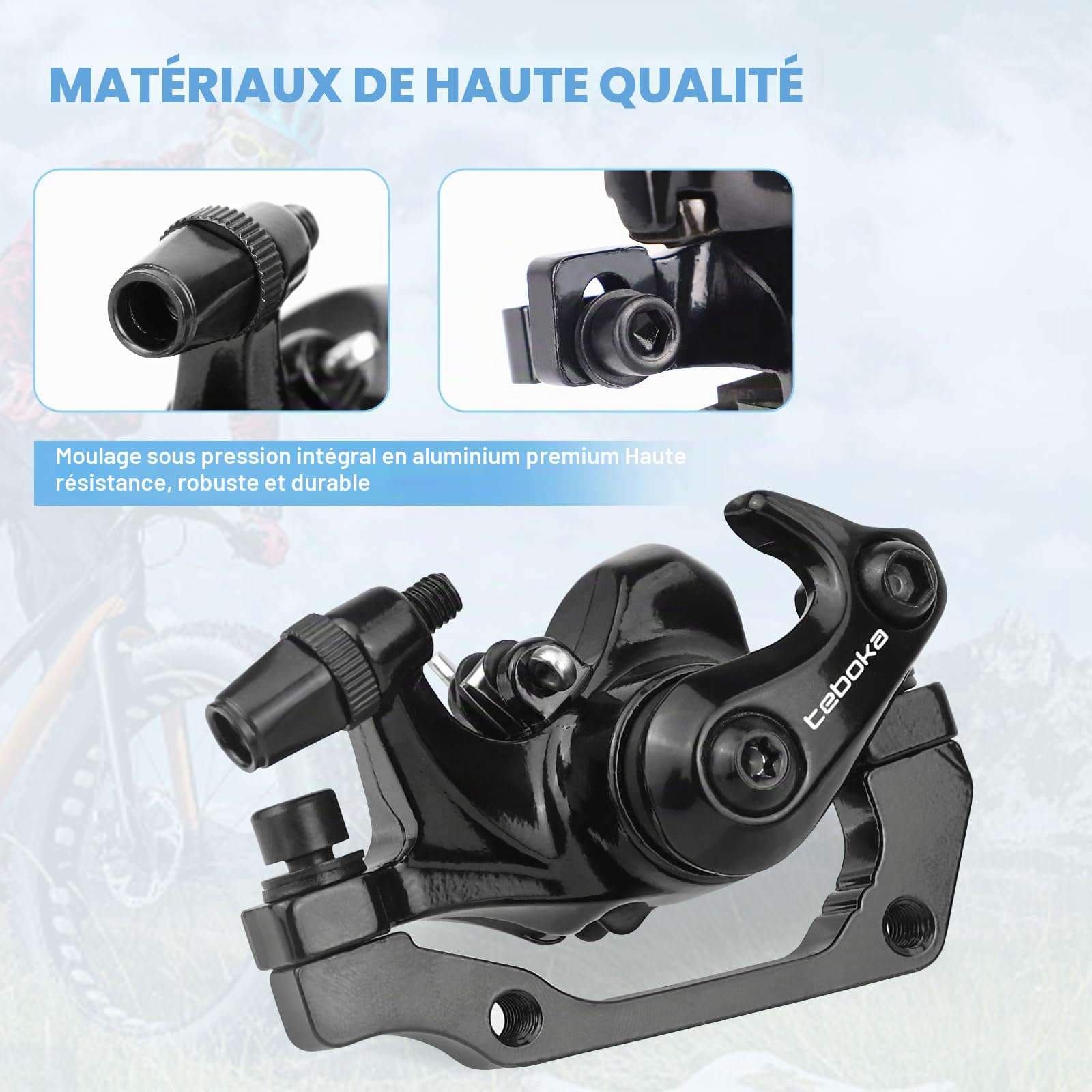 Frein à disque de vélo (avant et arrière (160 mm)
