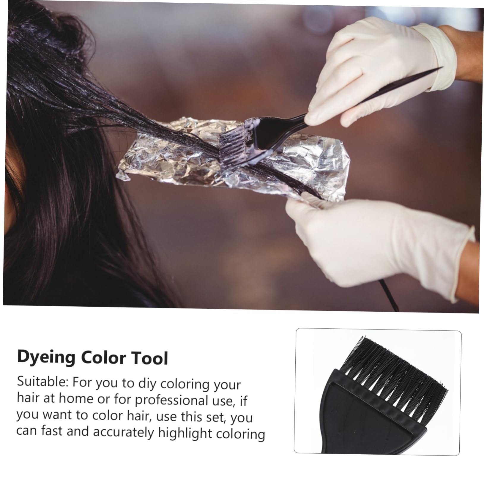 WOONEKY 11pezzi Mèches Per Capelli Con Kit Completo Cuffia in Silicone e Gancio Per Colorazione Strumenti Professionali Per Mèches e Trattamenti Casa Per Donne e Ragazze