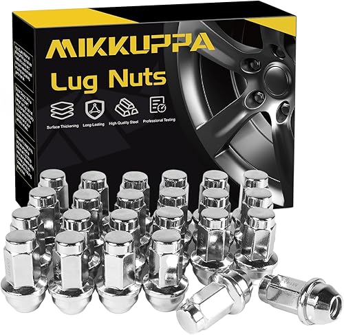 MIKKUPPA 24PCS M14x2.0 Lug Nuts - Replacement for 2004-2014 Ford F-150, 2003-2014 Ford Expedition, 2003-2012 Lincoln Navigator Aftermarket Wheels -