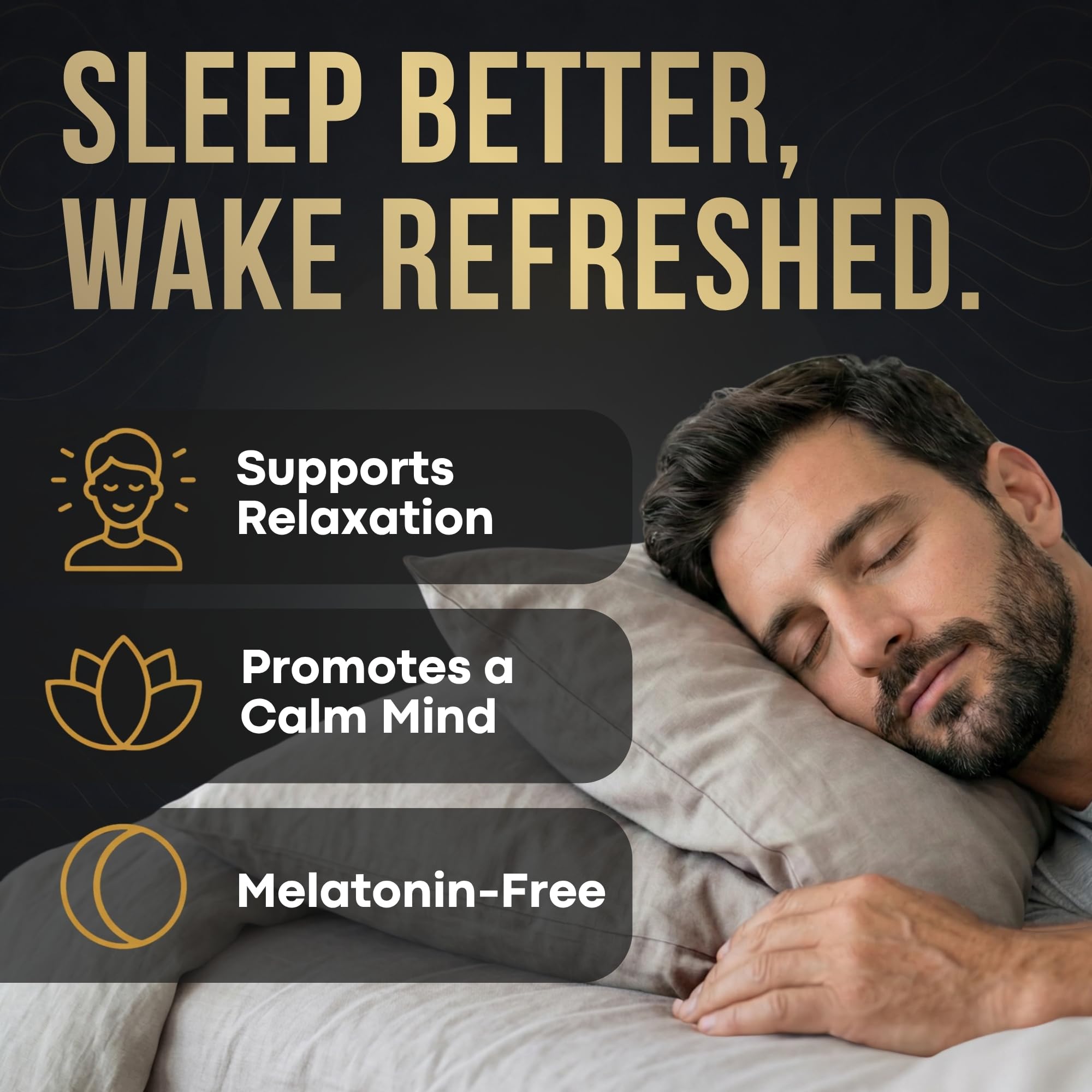 Melatonin Free Sleep Aid, Ashwagandha & Magnesium — Amazon image 2
