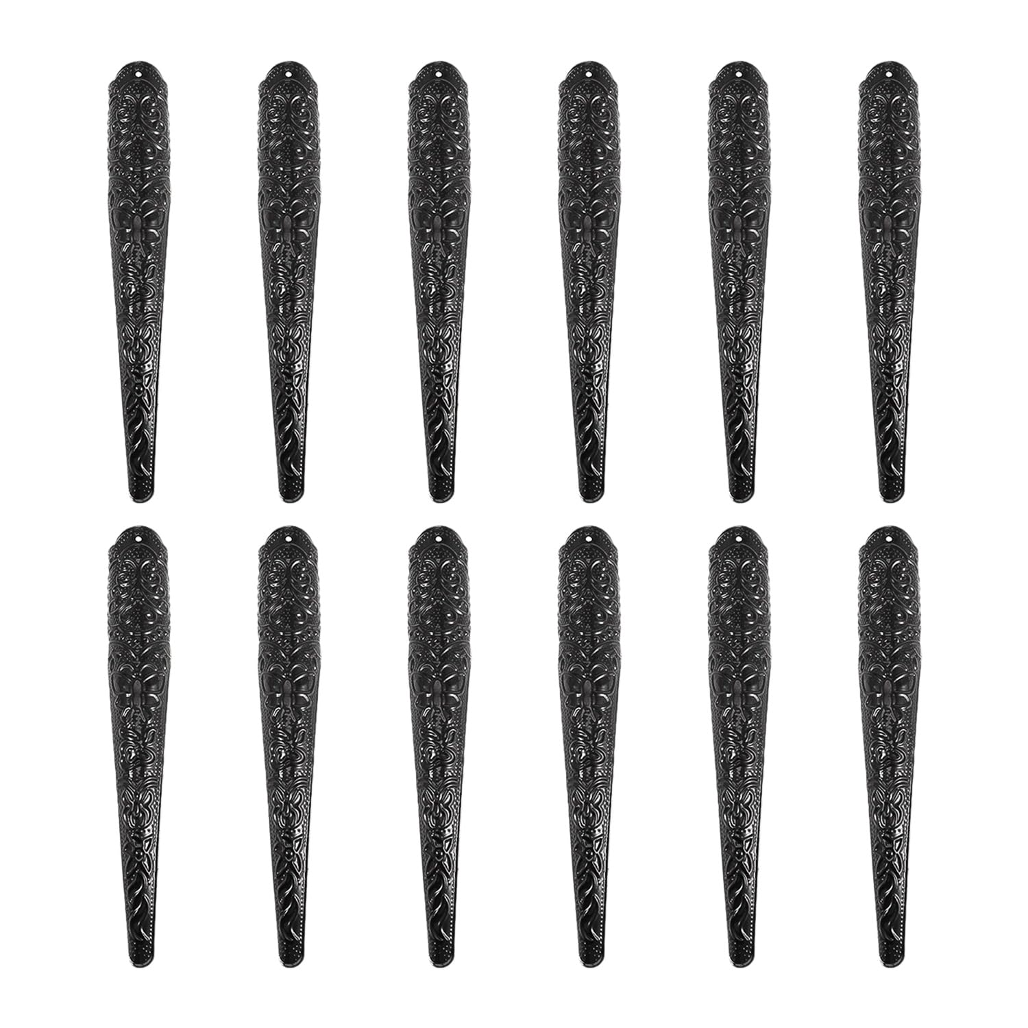 AOVNA Halloween Finger Claws Fake Nail Rings Cosplay Nail Finger Tips Gothic Talon Nail Fingertip Claw for Halloween Party Decorations (12)