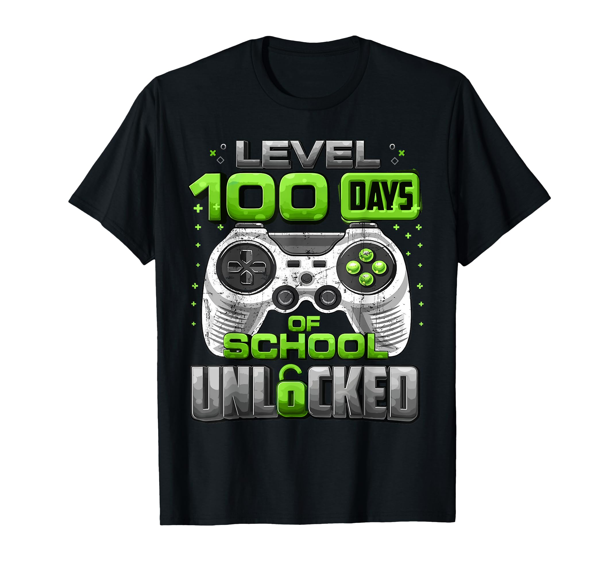 Level 100 Days Of School Unlocked Boys 100th Day Of School T-Shirt