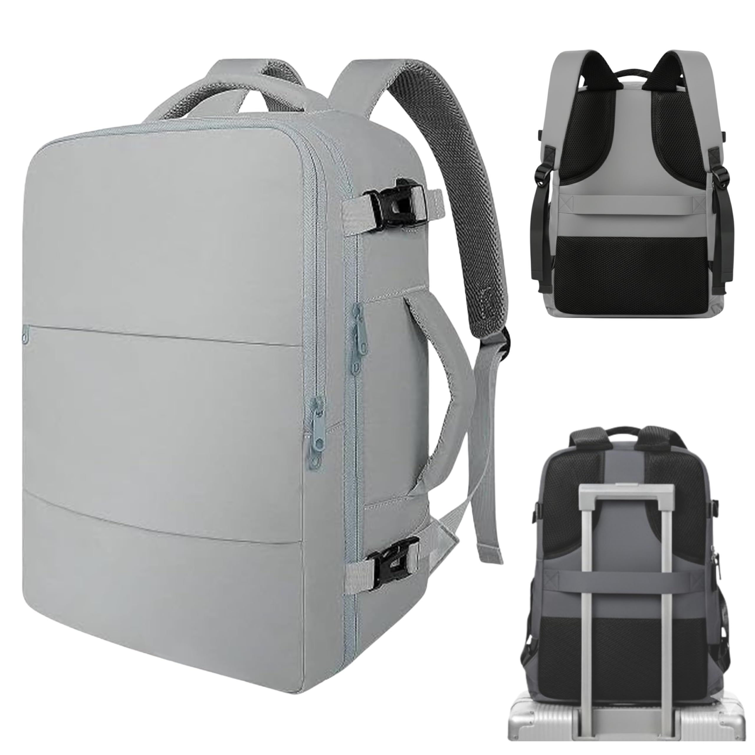 handcuffs Travel Backpack for Men & Women Water Resistant Cabin Bag with Laptop Compartment Shoe Pouch & Multiple Organiser Pockets | Carry On Luggage | Casual Daypack-picture-20