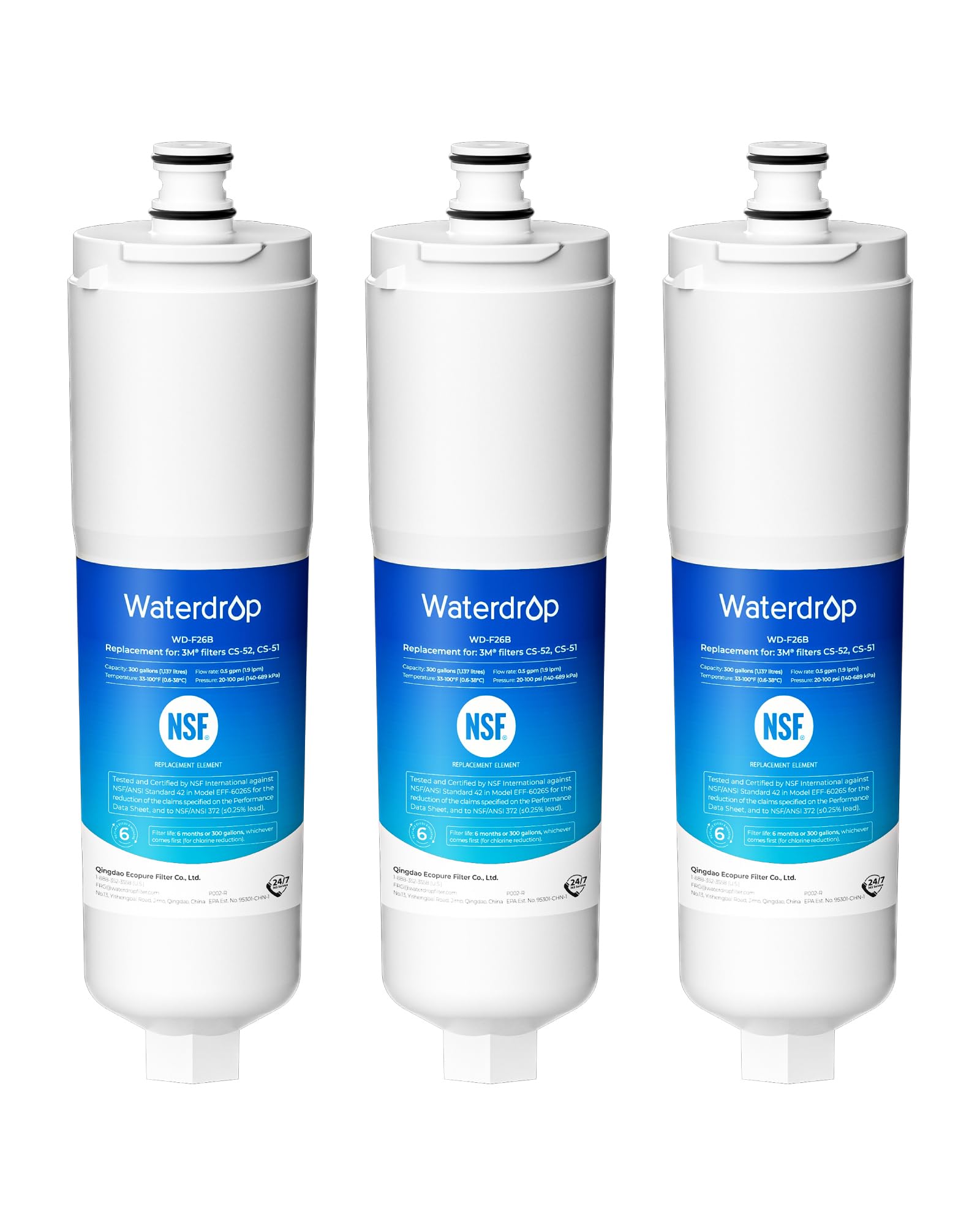 Amazon.com: Waterdrop CS-52 Refrigerator Water Filter, Replacement