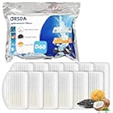 ORSDA Cat Water Fountain Filters, Carbon and Resin Filters ONLY for 100oz/3L Automatic Pet Fountain Dog Water Dispenser, 3 Triple Filtration System（12 Pcs）