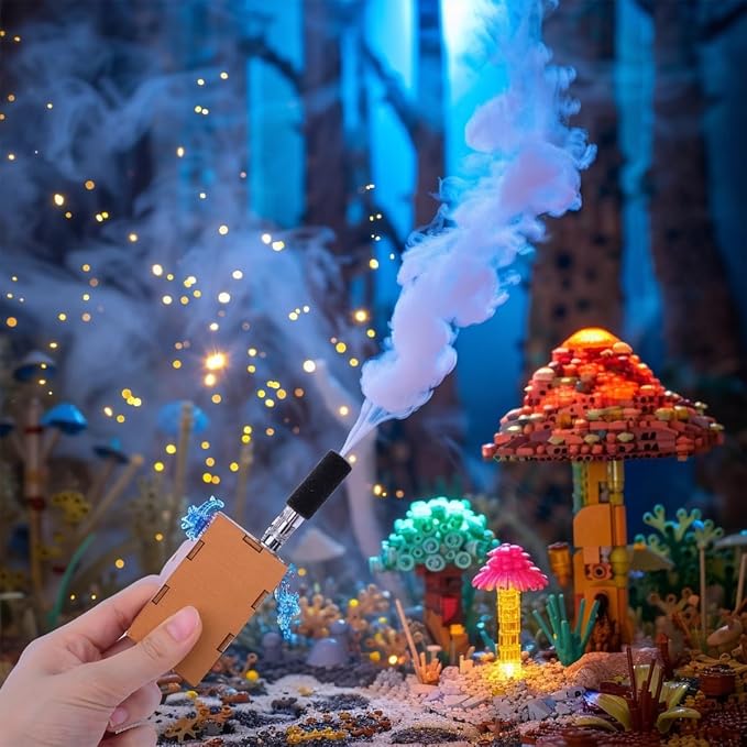 Máquina de Humo Profesional para Escenario con Caja de Madera miniatura 7