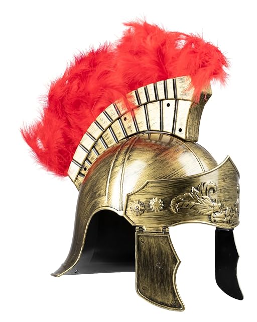 Funidelia Casco de centurión romano para hombre y mujer. Accesorios de disfraces para adultos