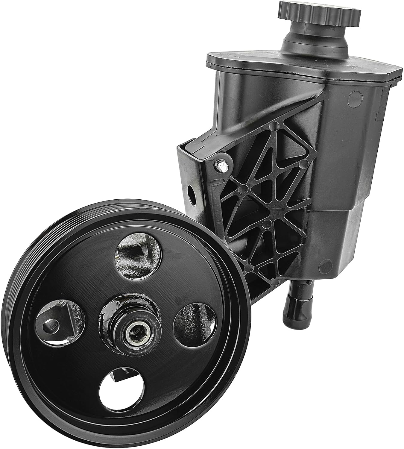 JLEO 20-70269 Power Steering Pump with Pulley Reservoir Compatible With Dodge Ram 1500 2002-2007,for Dodge Durango 2004-2007,for Chrysler Aspen 2007 Power Assist Pump Replacement