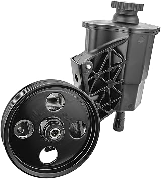 JLEO 20-70269 Power Steering Pump with Pulley Reservoir Compatible With Dodge Ram 1500 2002-2007,for Dodge Durango 2004-2007,for Chrysler Aspen 2007 Power Assist Pump Replacement