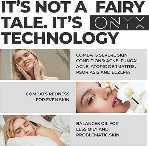 Miniatura 10 de ONYX Radiance - Funda de almohada terapéutica de zinc de alta calidad, funda de almohada antiacné de algodón de élite, calidad suave y transpirable,