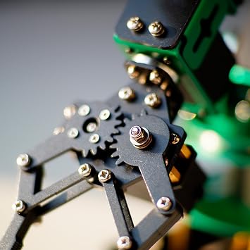 Yahboom 6DOF Robotic Arm for Raspberry Pi5-4GB ROS2,3D AI Vision Camera,Desktop Collaboration, Developed Python Programming for Mechanical Engineer