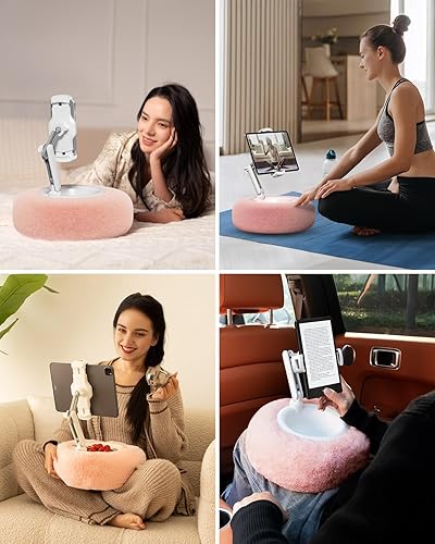 Miniatura 2 de Viozon Almohada con soporte para tablet, compatible con teléfonotableta de 4.7 a 13 pulgadas, iPad, iPhone, Samsung, Google, Kindle, soporte de