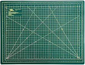 Base Para Corte De Mesa A2 Dupla Face Patchwork Artesanato (Verde)