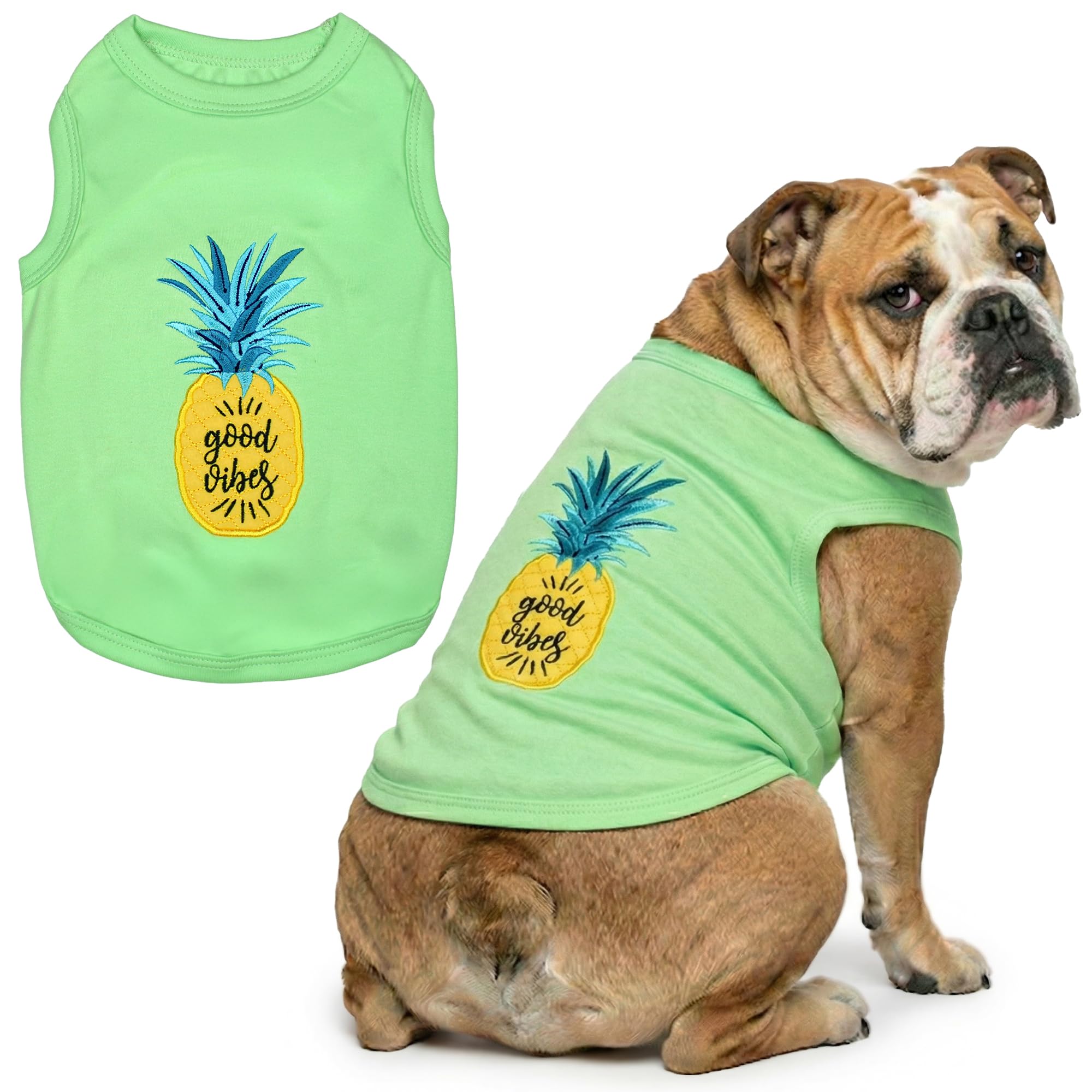 T-shirt pour chien Parisian Pet anti-frottement en coton léger lavable pour grand chien
