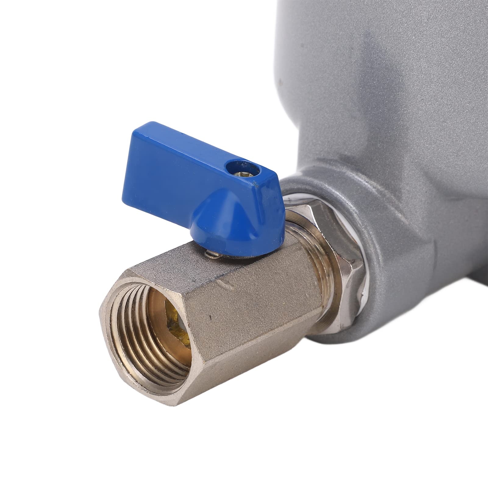 Escurridor de agua para tanque de aire 80 Diseño flotante con interfaz G 1/2 pulg. y bola flotante de acero inoxidable - Válvula de drenaje automática con carcasa de aleación de (ADTV-81 G3/4")