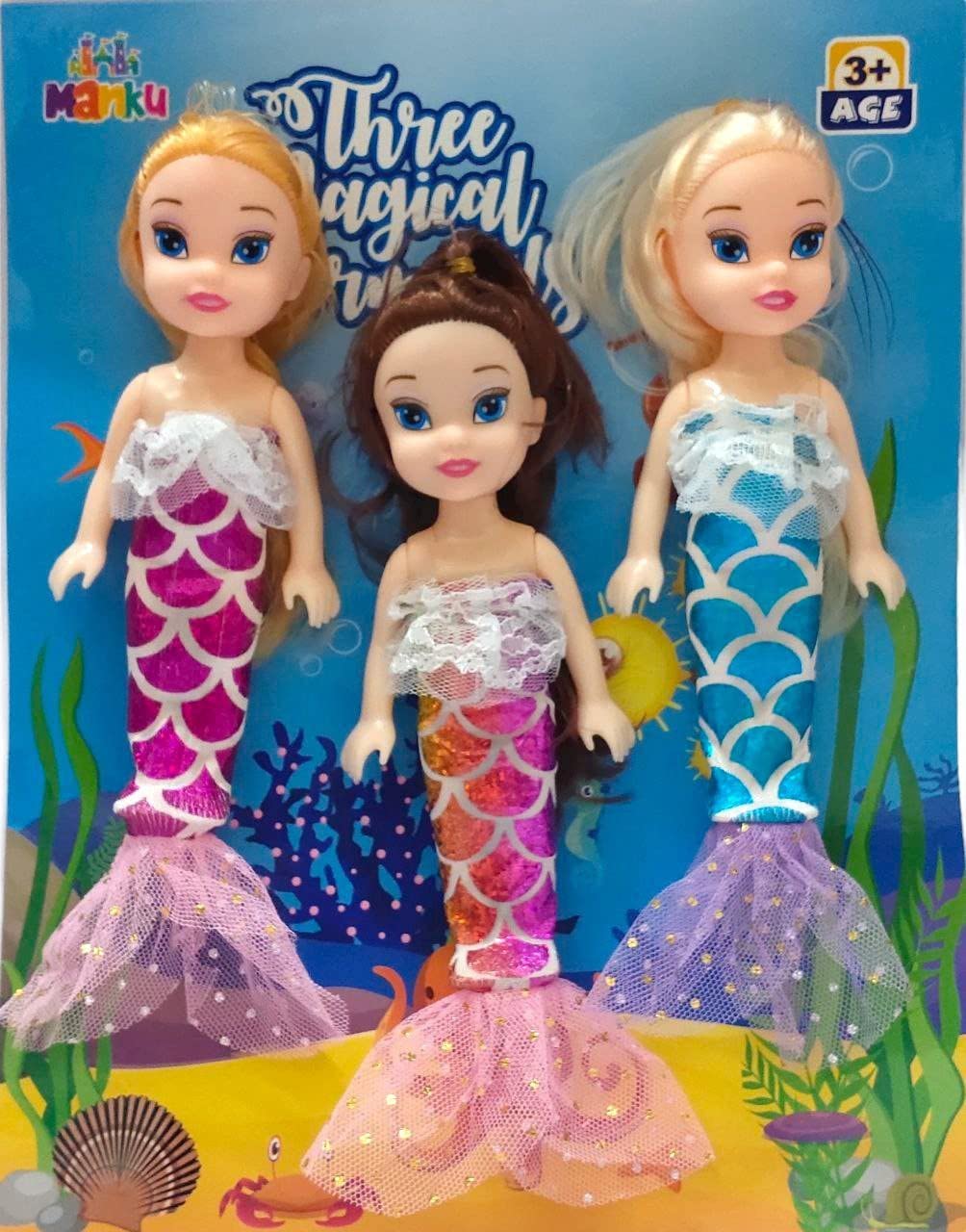 SABIRAT Cute Mermaid Doll Set Beautiful Mini Combo Boll | Best Gift Mini Doll for Kids | Foldable Arms & Legs | Multicolor Mini-Doll for Children. (B0BHTLTGTG) Amazon Price History, Amazon Price Tracker