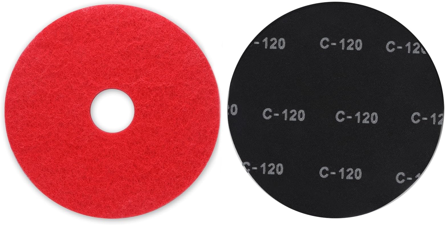 17" Sanding Screen Discs, Mesh Floor Sanding Screen - for Wood Floor,Epoxy Maintenance (# 120 10+1Pack)