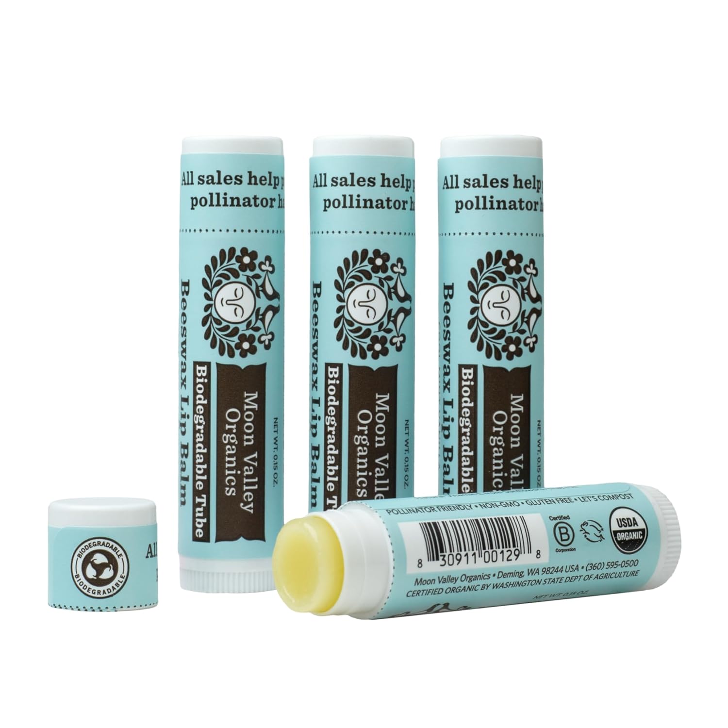 Moisturizing Beeswax Lip Balm for Lips Low Tox