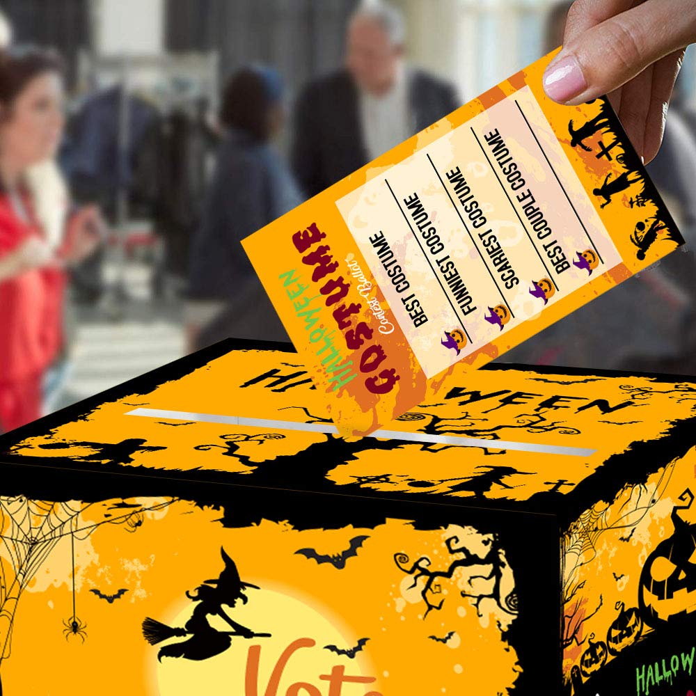 Competition Voting Box Costume Voting Ballot Box Halloween Costume Contest Kit - 55 Piece ...