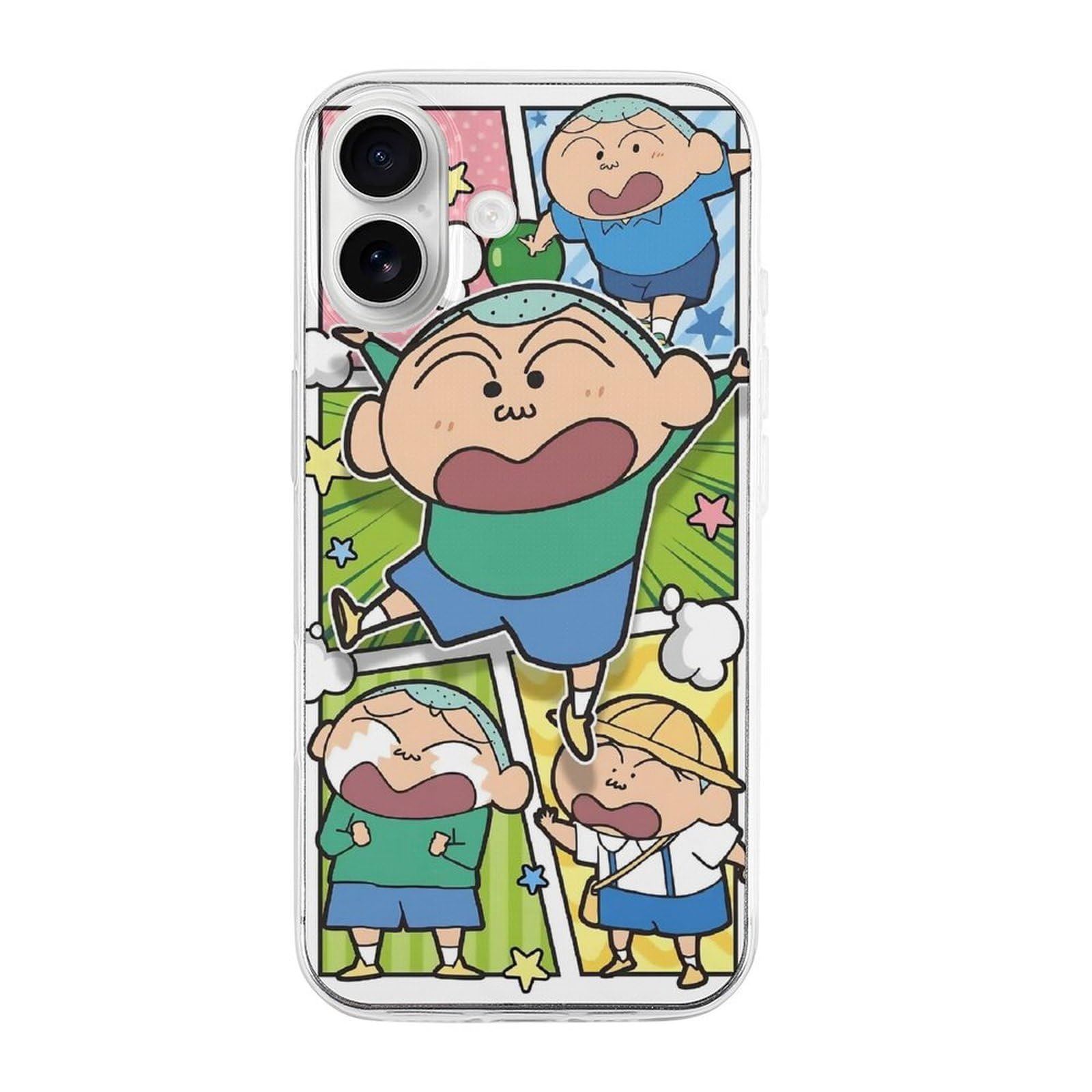 Amazon.co.jp: iPhone16ケース クレヨンしんちゃん マサオくん