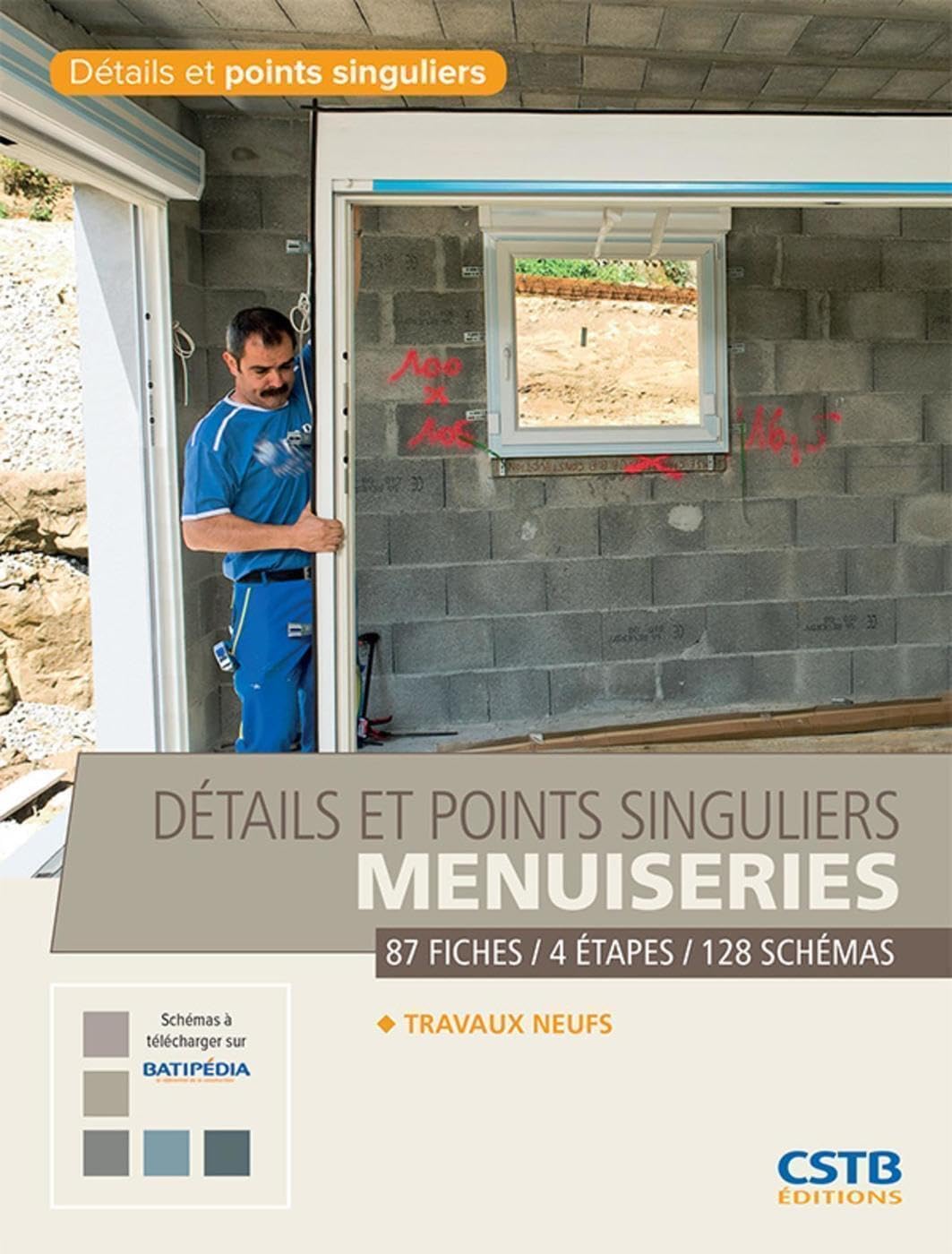 Détails et points singuliers menuiseries : Travaux neufs - 87 fiches, 4 étapes, 128 schémas