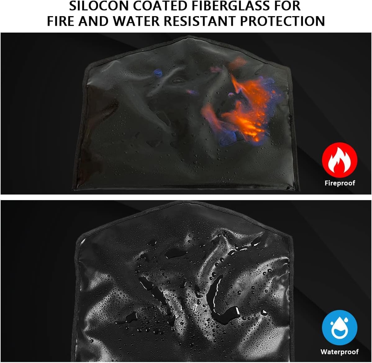 JUGREAT Percha de desviación ignífuga con cerradura, compartimento de seguridad oculto, caja fuerte secreta para guardar dinero, impermeable, para colgar debajo de la ropa con bolsillo para ocultar