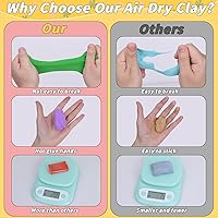 Vista 7 de 285 arcillas poliméricas de 120 colores, arcilla para modelar, kit de iniciación de bricolaje, modelo horneado, arcilla no pegajosa, moldura