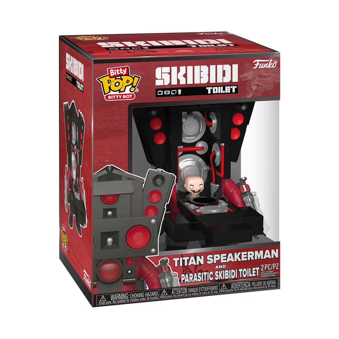 Amazon.com: Funko Bitty Bots: Skibidi Toilet - Titan Speakerman