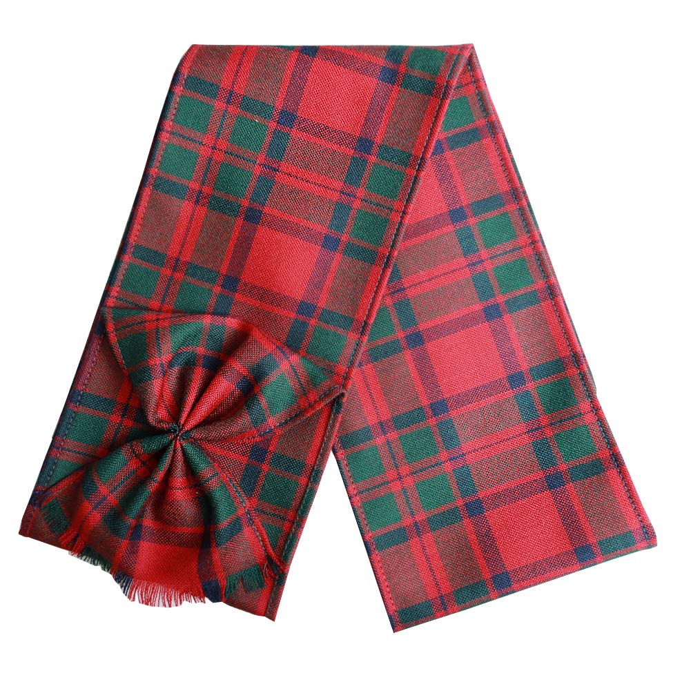 Ingles Buchan Wool MacIntosh Tartan Minisash Mini Sash with Rosette