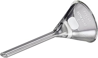 Corning Pyrex Borosilicate Glass Hirsch Funnel with Fine Porosity Fritted Disc, 30mm Diameter