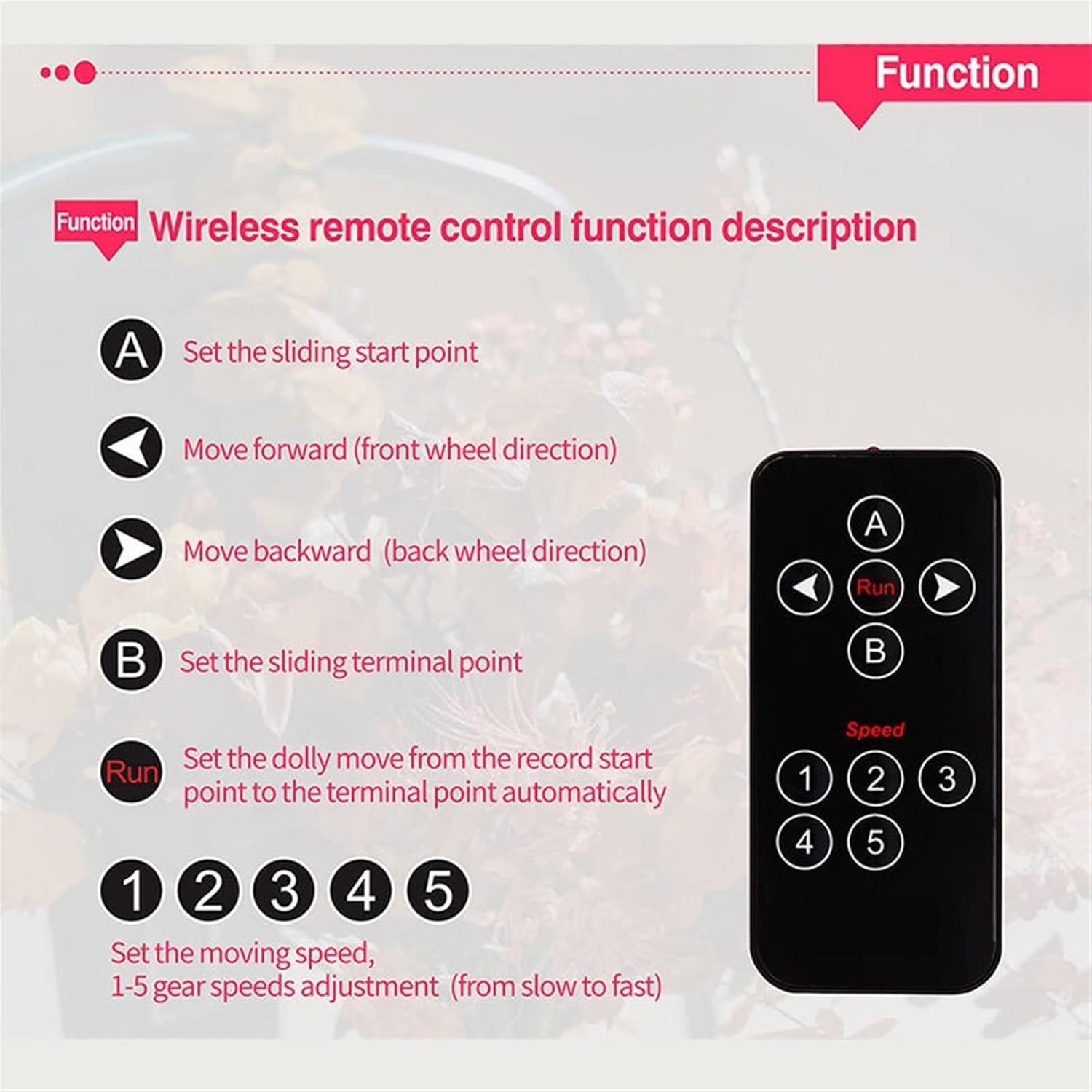 PPL Time Lapse Camera Outdoor Slider Dolly Car PPL-06S, Black, Supports Up to 8kg/17.6lbs, Compatible with DSLR, Camera, Cellphone, Tablet, 1/4"-20, 3/8"-16 Mount