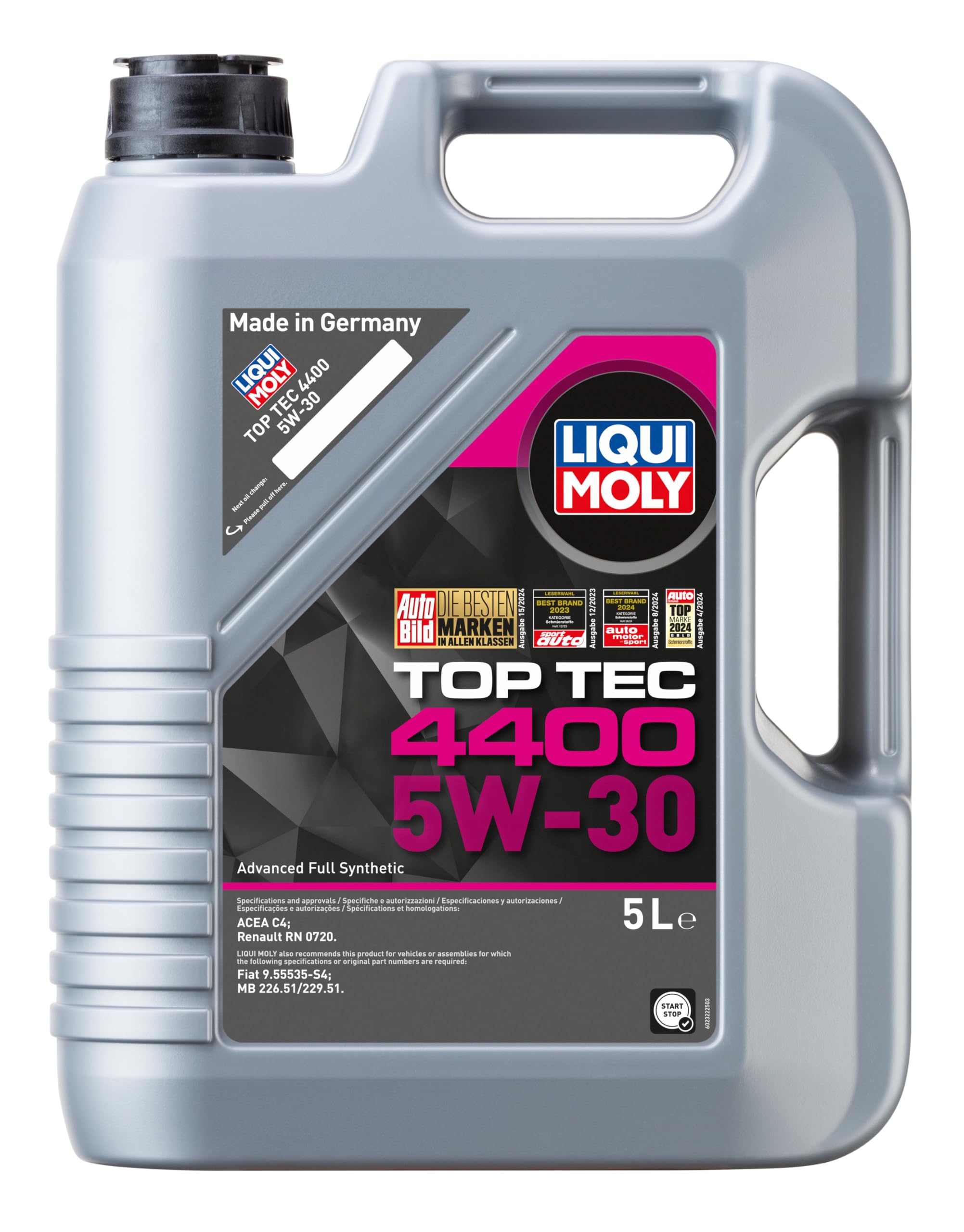 Liqui Moly Top Tec 4400 5W-30 5 lt Motor Yağı
