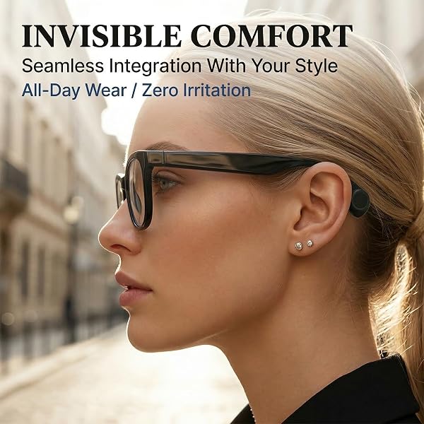 Brillen-Ohrbügel Compatible with Ray-Ban Meta, Ray-Ban Meta Gen 2, Non-Slip Silicone Tips for Secure Hold of Ray-Ban Meta Gen 2 Glasses - 5