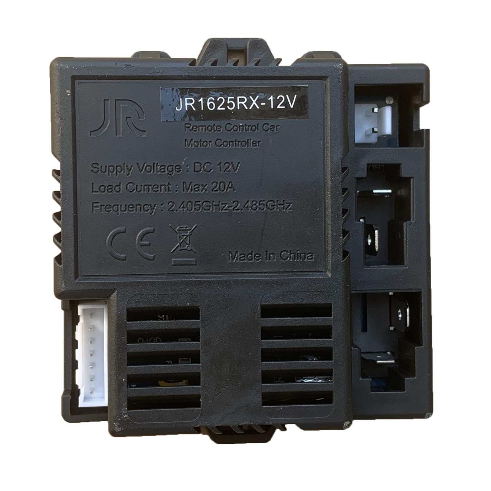 JR1625RX-12V Caja de Control Receptor Accesorio, Recibe Señal Controlador Instalar Paseo Eléctrico Niños en Piezas de Repuesto de Coche para Niños