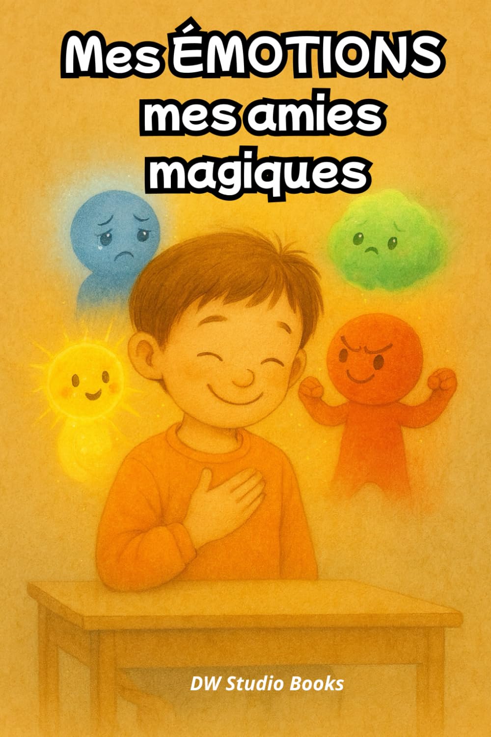 Mes Émotions mes amies magiques: Une histoire douce et des pages de coloriage pour aider les enfants de 3 à 6 ans à comprendre et apaiser leurs émotions