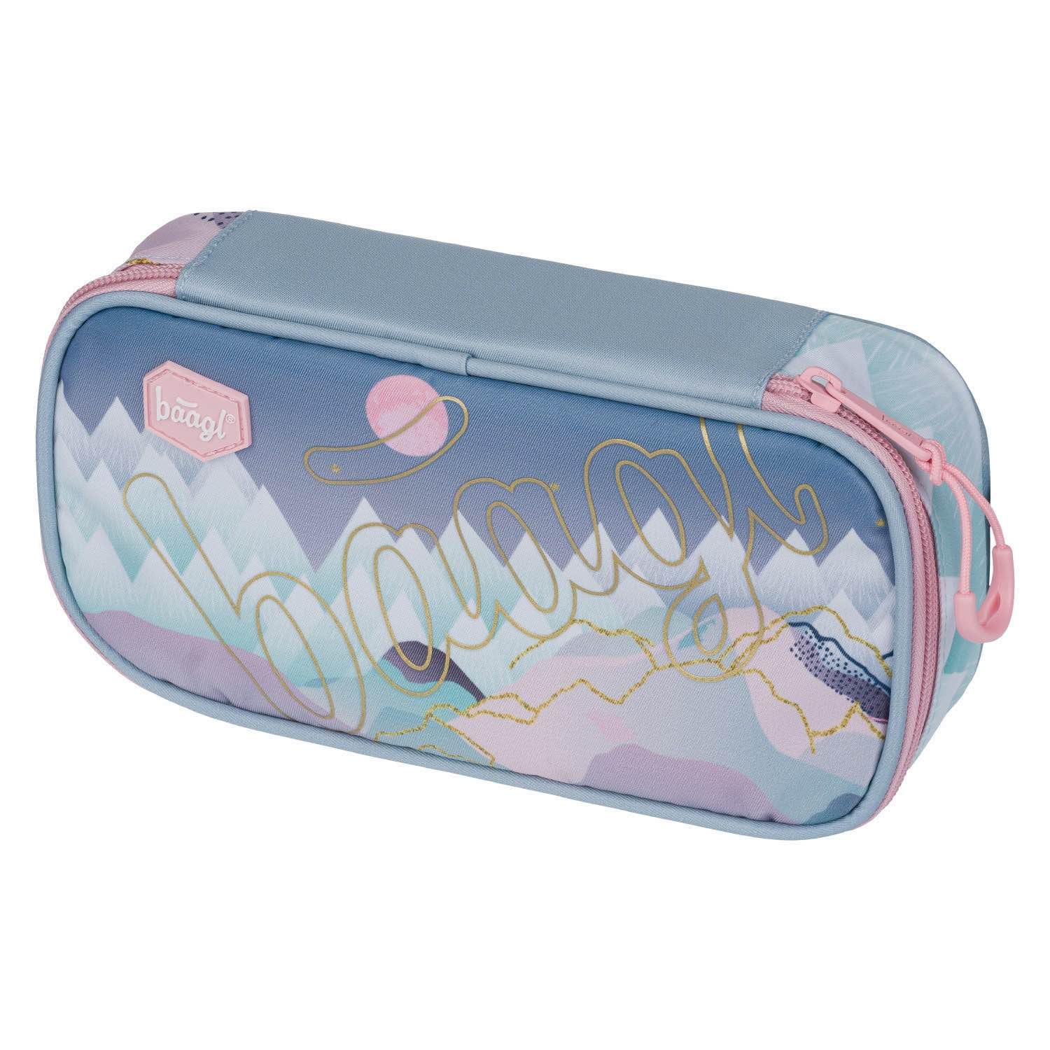 Baagl Juego De Mochila Escolar Para Niña, 3 Piezas, Mochila Escolar A Partir De 3ª Clase, Con Correa Para El Pecho, Ergonómica (Skate Moon), Skate Moon