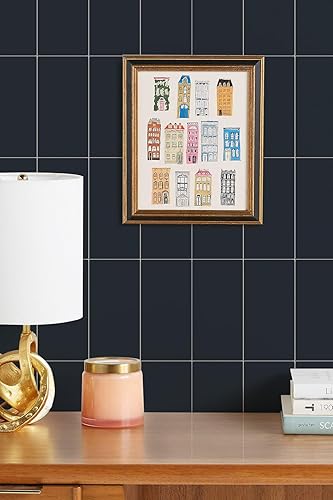 Miniatura 5 de Avant Decor Azulejo de muestra | Azulejos de color sólido de metro compuesto de piedra | Azulejos de cocina para despegar y pegar | Azulejos de