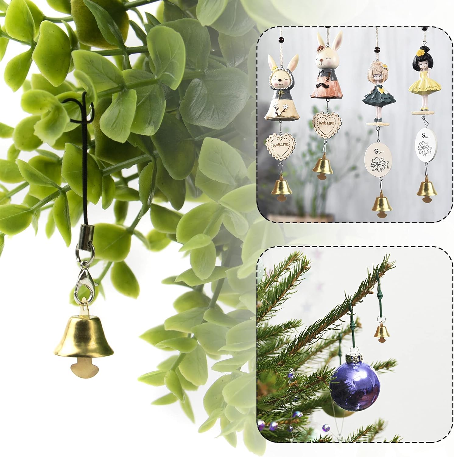 Asian Hobby Crafts Golden Craft Bells for Kids School Projects, Home Decor, Christmas Crafts, Gift Packing, DIY Jewelry, Art & Craft Activities | Set of 25 Pcs | Size - 2.5 cm 3