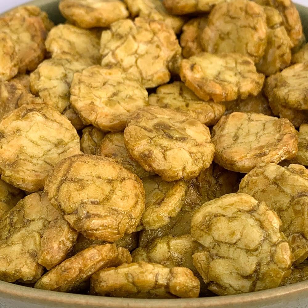 NULTHY 500g - Galletas de Arroz con Wasabi, Snack Crujiente Picante, Aperitivo Japonés